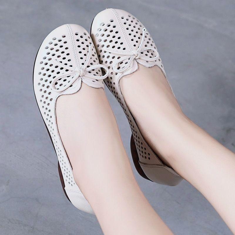 Women's summer cut-out comfortable flats