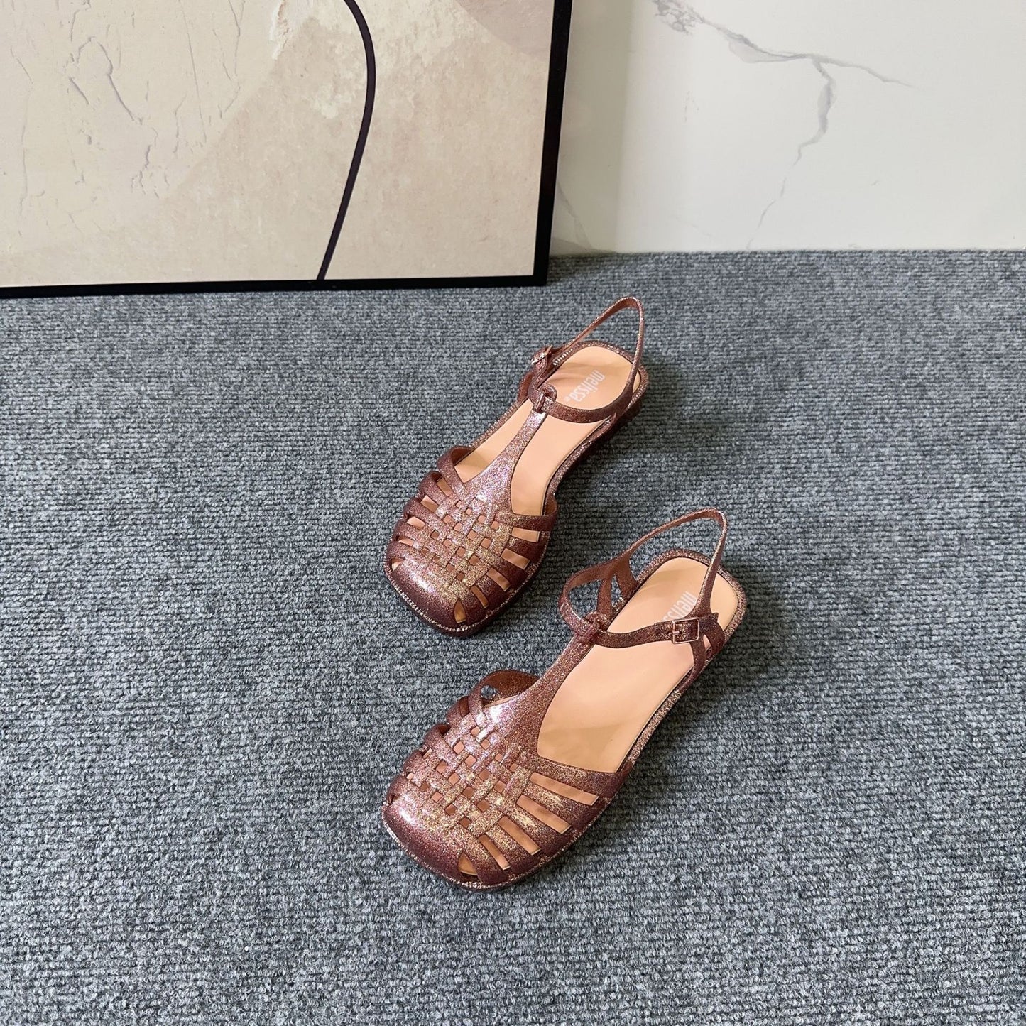 Roman Woven Jelly Vintage Women's Sandals