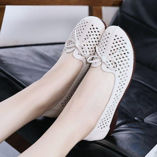 Women's summer cut-out comfortable flats