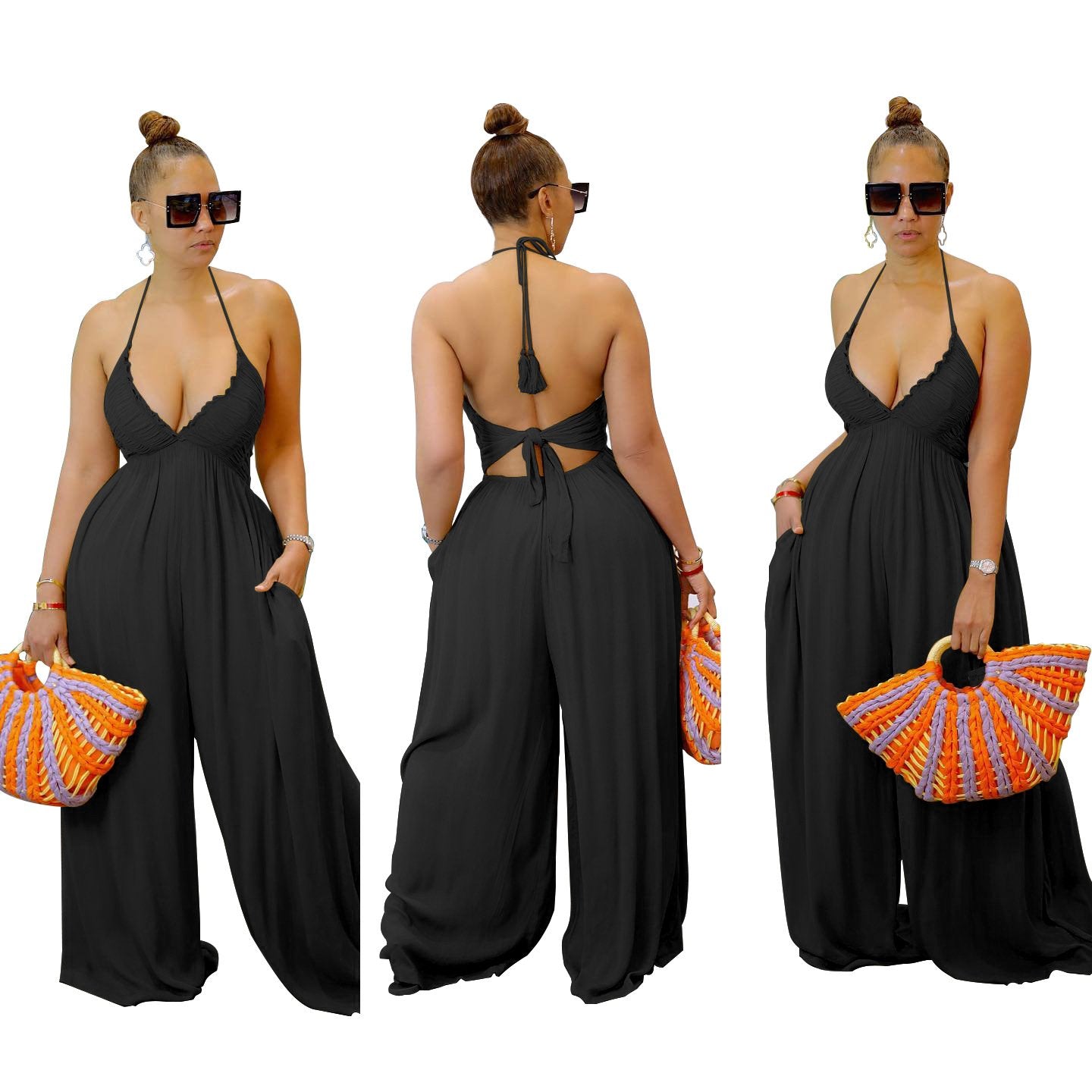 Halter Backless Jumpsuit