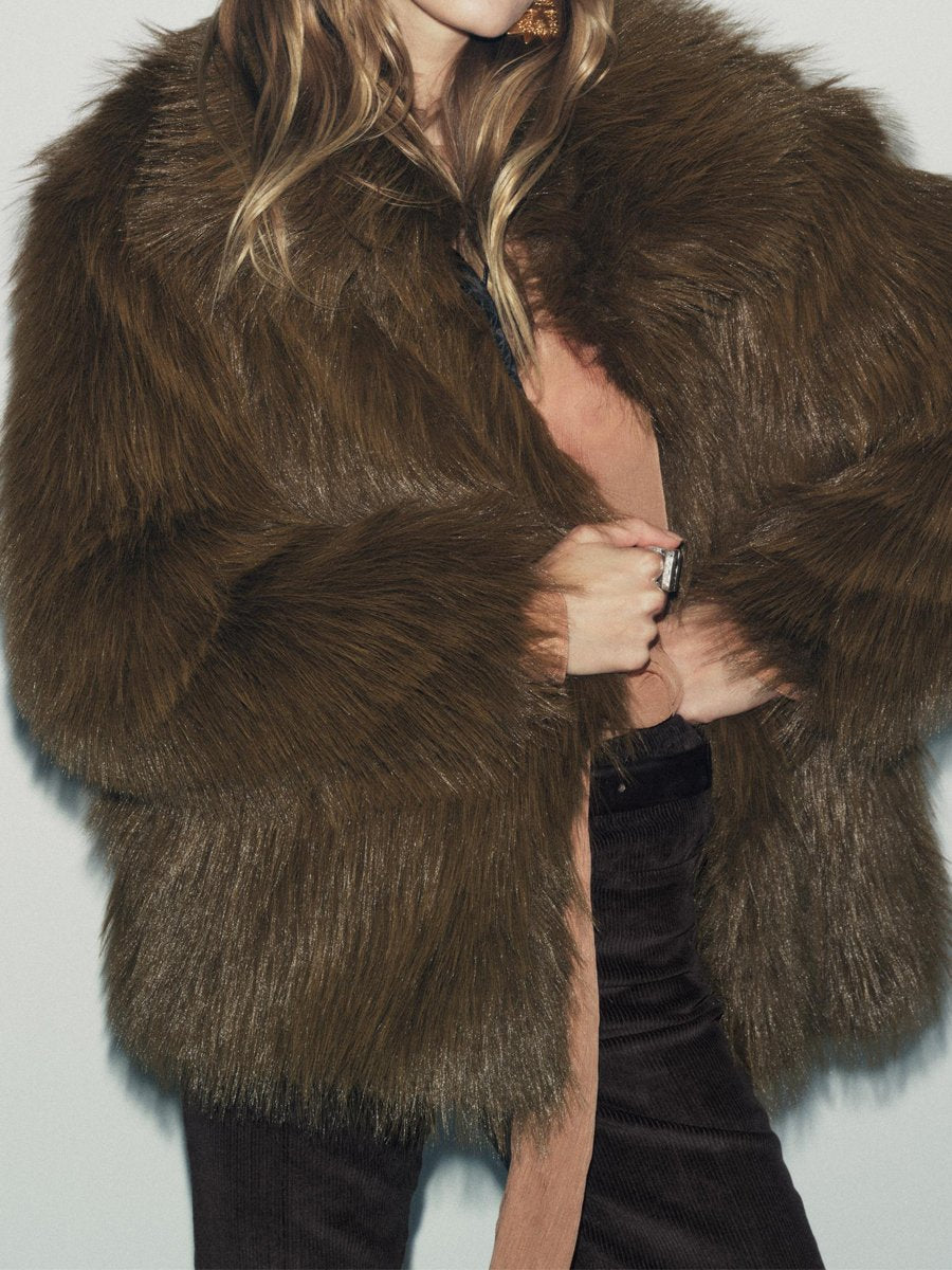 Winter Warm Faux Fur Coat