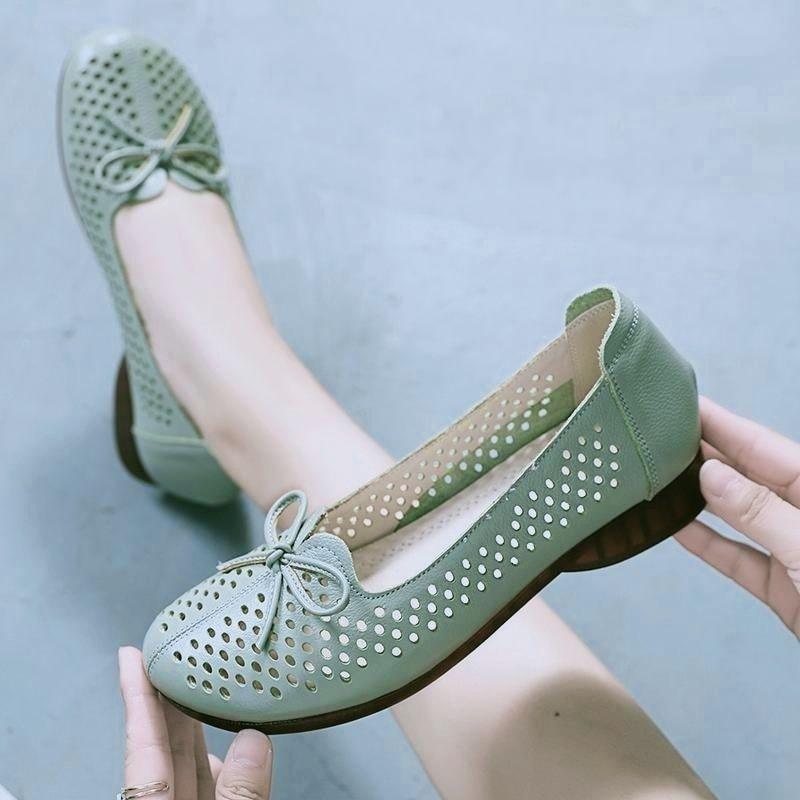 Women's summer cut-out comfortable flats