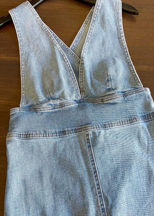 Chic Adjustable Denim Dress